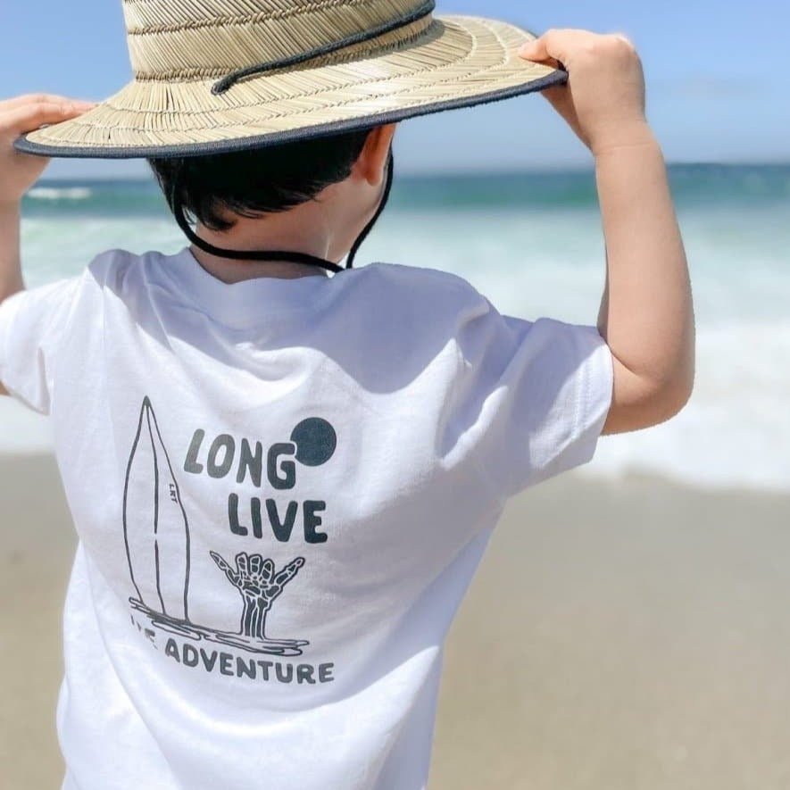 LONG LIVE THE ADVENTURE TEE - WHITE