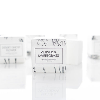 Vetiver & Sweetgrass - Sparkling Bath Tablets