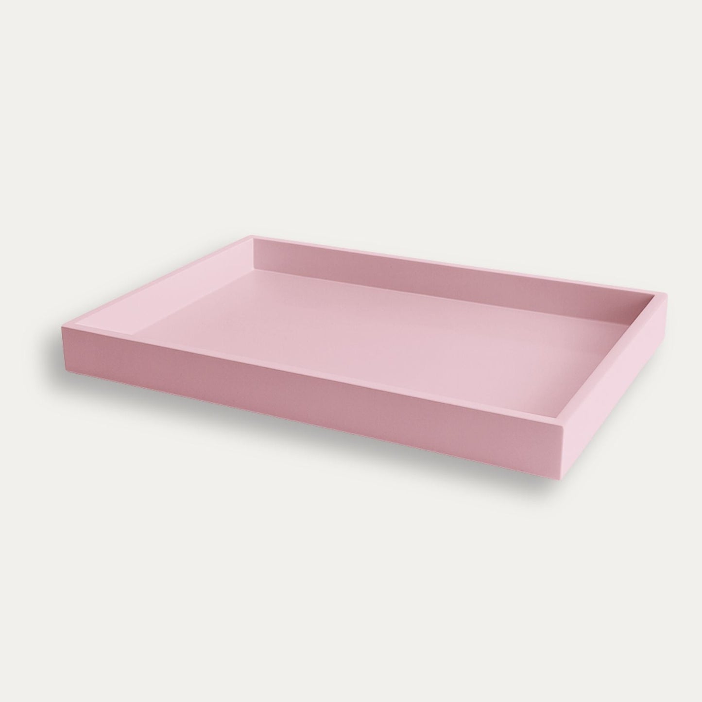 Blush Lacquered Classic Tray