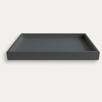 Dark Gray Lacquered Classic Tray