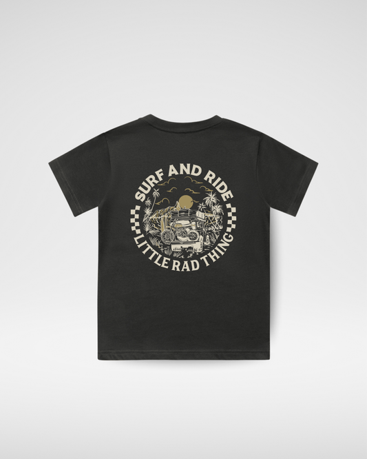 SURF N RIDE TEE - COAL