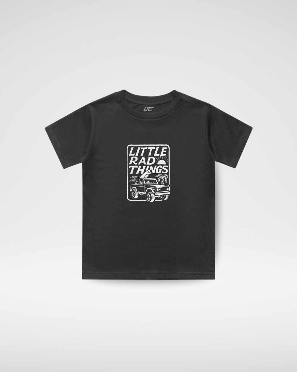 THE BRONCO LITTLE RAD THINGS TEE - COAL